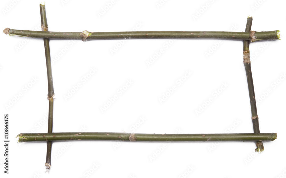 Naklejka twig frame