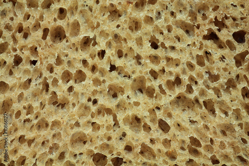 Bread in a cut, macro