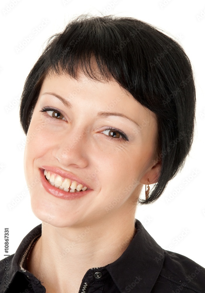 Young smiling woman Young smiling woman