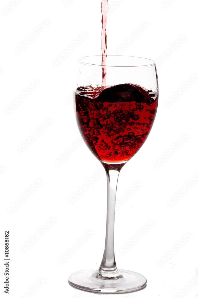 Wine pouring into wine glass Wine pouring into wine glass