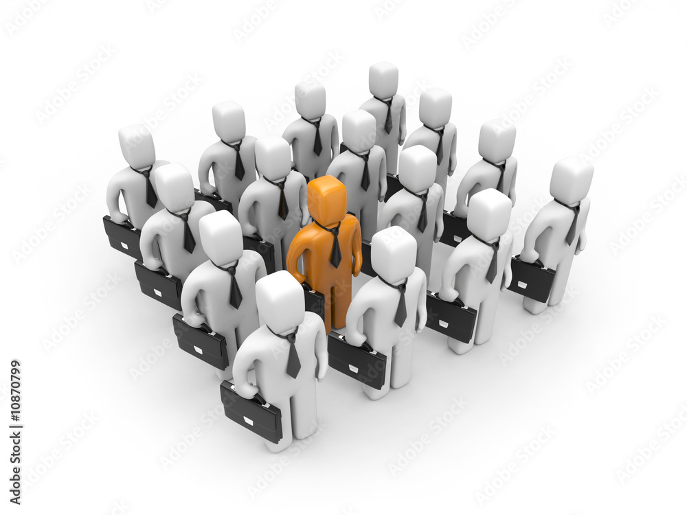 Strong team with different person Strong team with different person