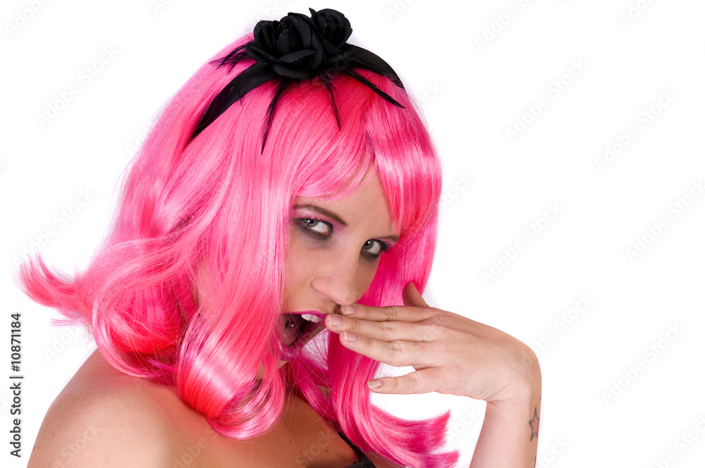 Naklejka premium naughty punk girl