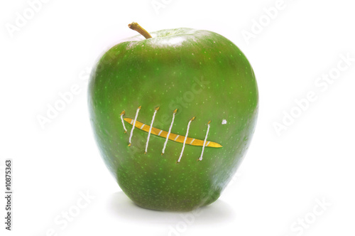 Green Stitched Apple