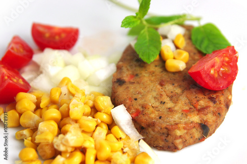 Obraz na plátně Galette de soja et légumes