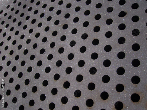 textura metalica perforada