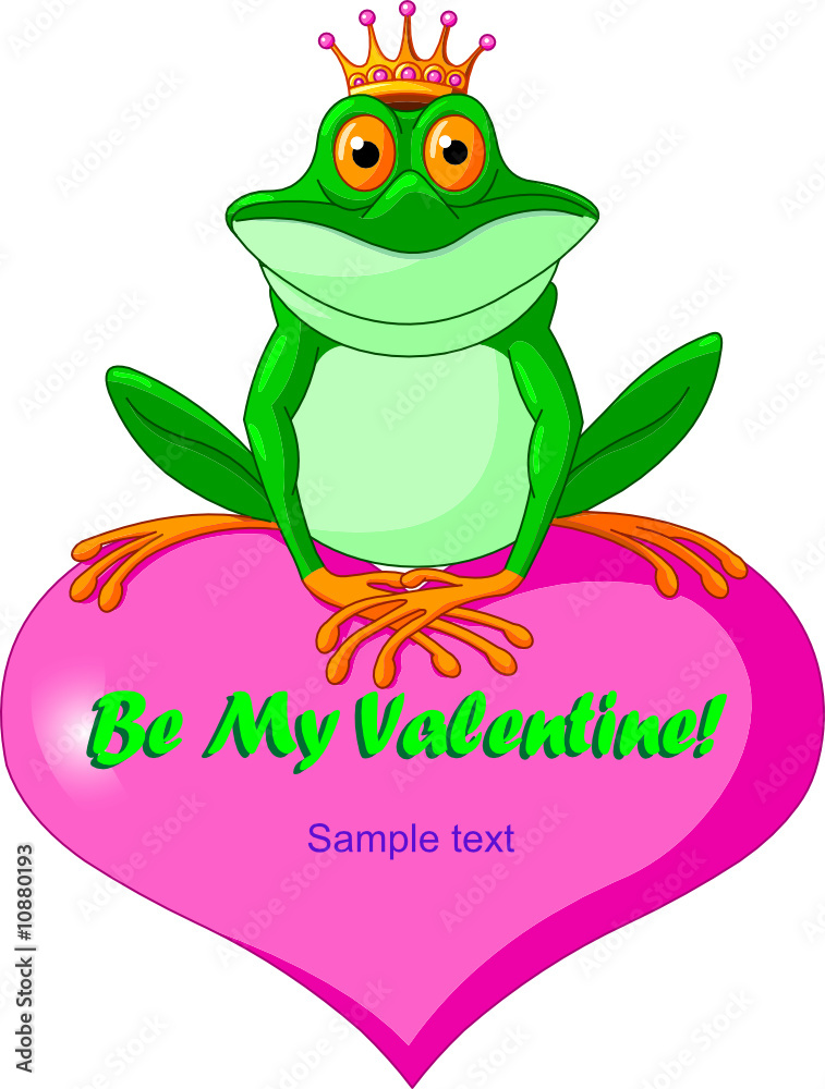Frog Prince waiting to be kissed Frog Prince waiting to be kissed