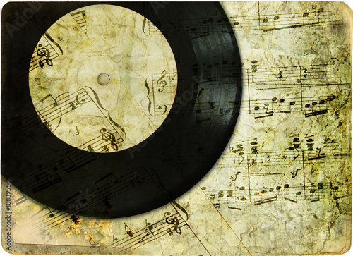 vintage musical background