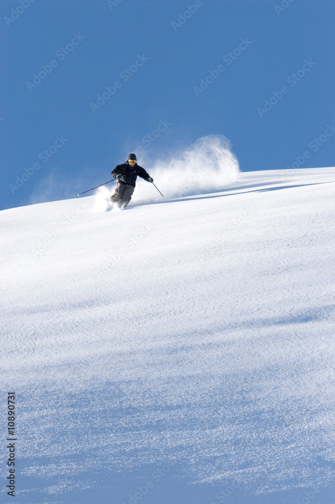Skieur poudreuse 2 Skieur poudreuse 2