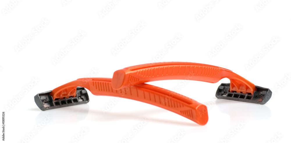 Fototapeta premium abstract disposable razor