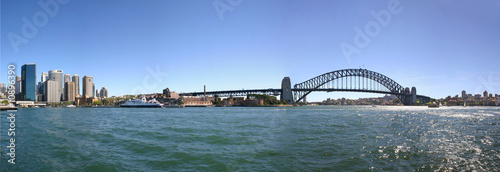 Sydney Australia harbour bridge panorama