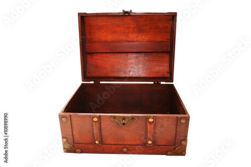 empty treasure chest