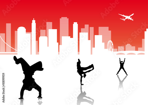 Hip-Hop - city vector pack