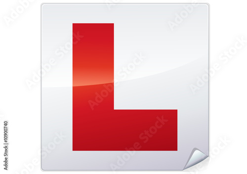 British/Irish L-Plate