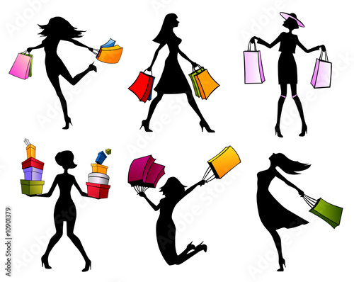 Shopping women collection photo