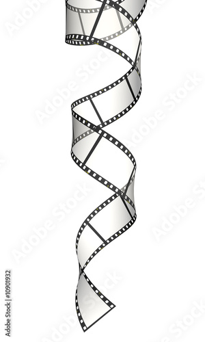 Vertical ribbon of the film