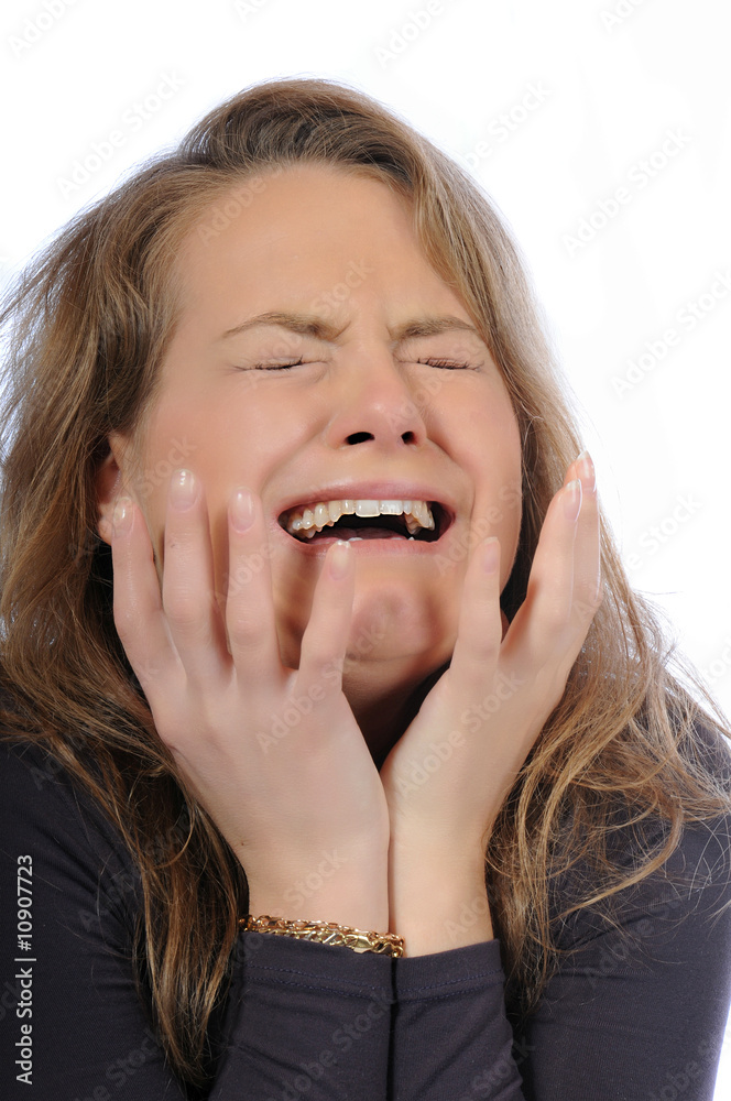 frau weint schreit traurig frau weint schreit traurig