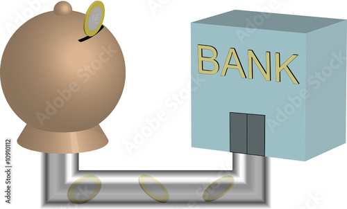 Salvadanaio-banca