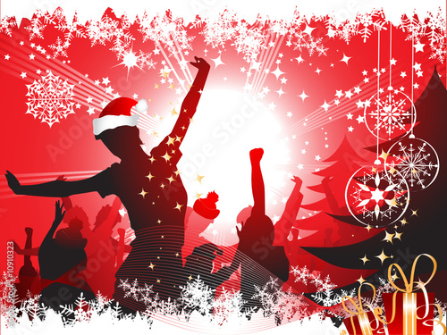 Christmas party background