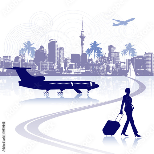 Cityscape scene for your design