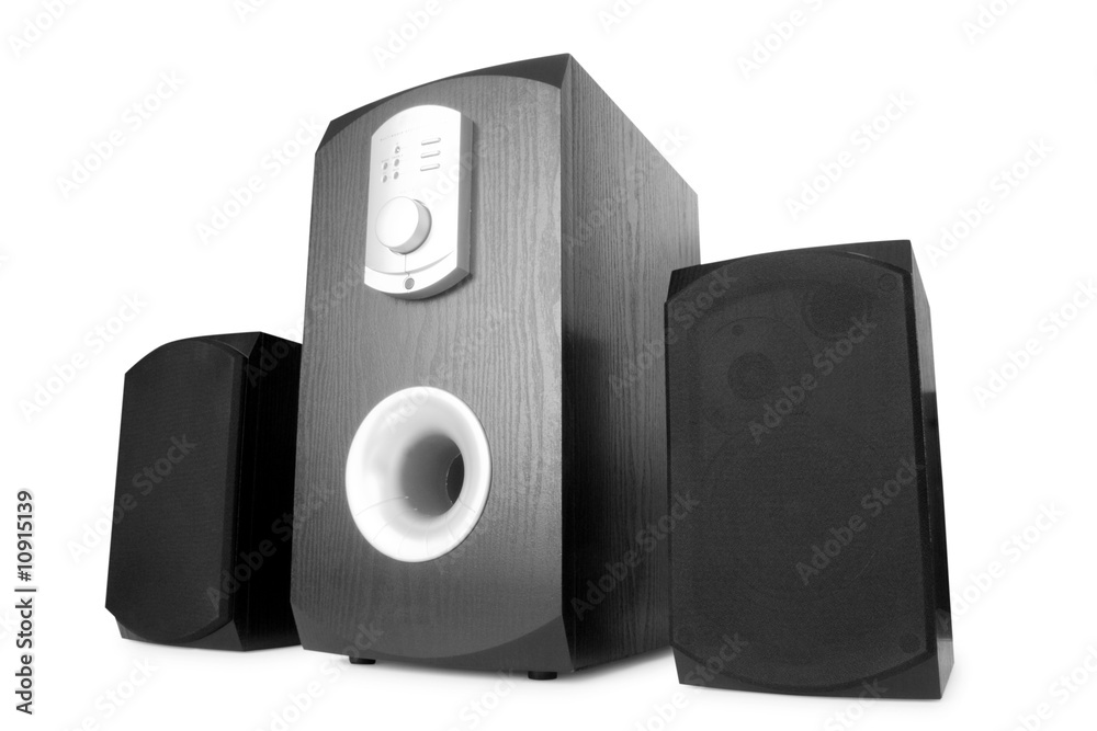 music. speakers isolated music. speakers isolated