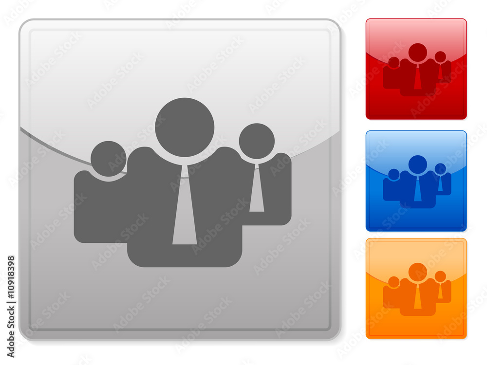 square web buttons business team square web buttons business team
