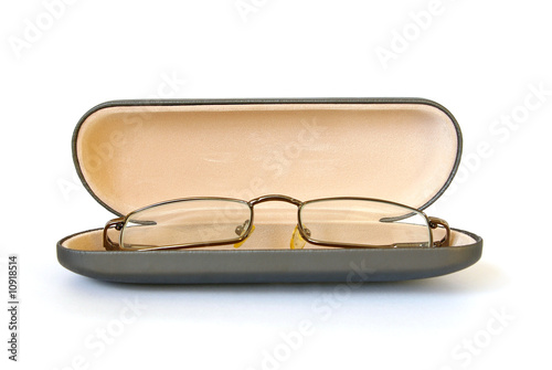 Glasses in spectacle case