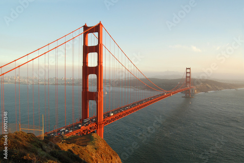 Sonnenstrahlen am Golden Gate