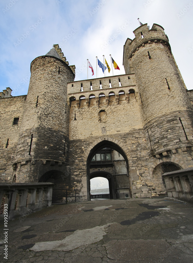 Famous Castle Steen in Antwerp