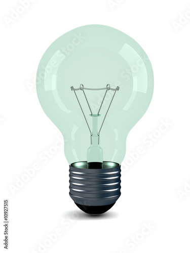 Bulb on a white background....
