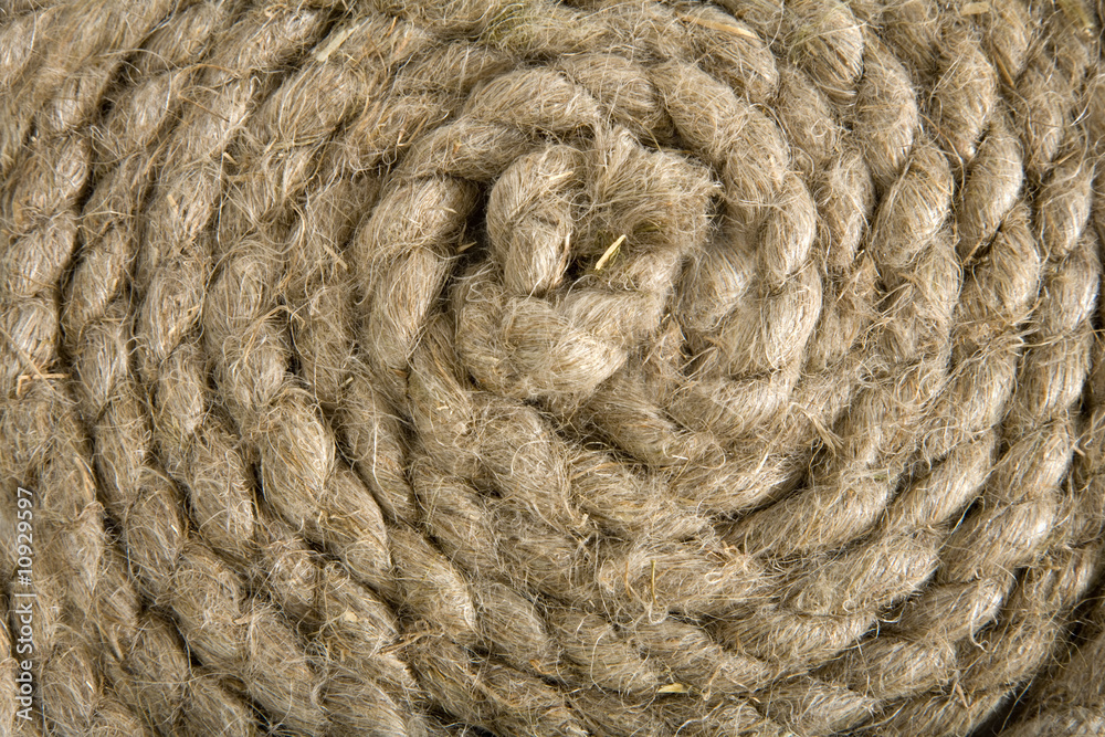 Variants of the rope with node on white Variants of the rope with node on white