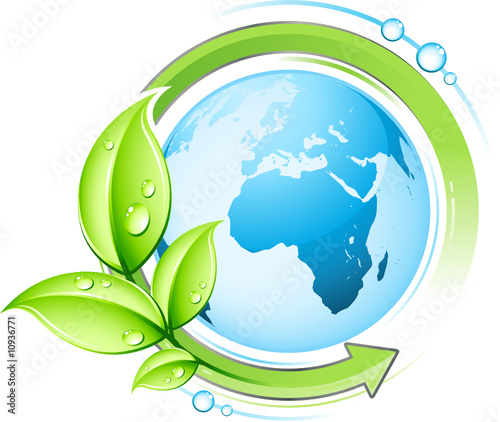 Concept planète terre propre