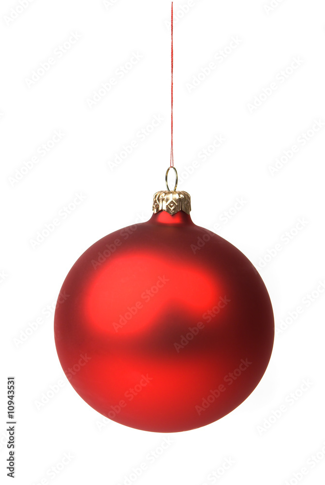 Red Christmas bauble Red Christmas bauble