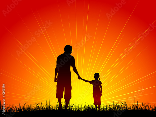 father and daughter
