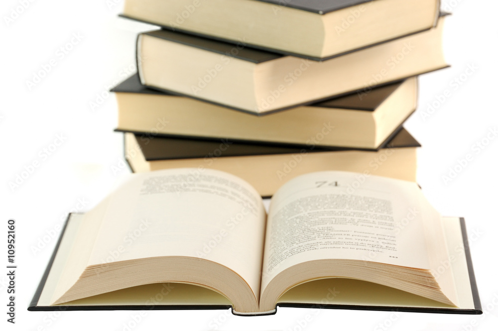 Opened book with decoration Opened book with decoration