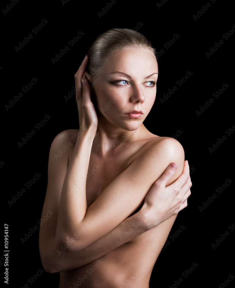 Obraz premium Portrait of beauty. Sexy fashion girl.