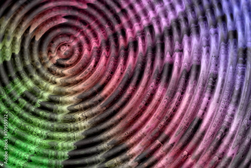 Hypnotic 3D background