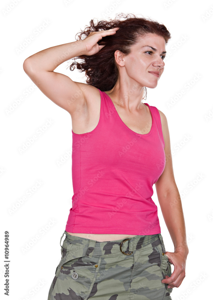 Fototapeta premium Caucasian girl
