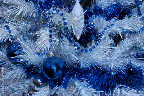blue christmas tree