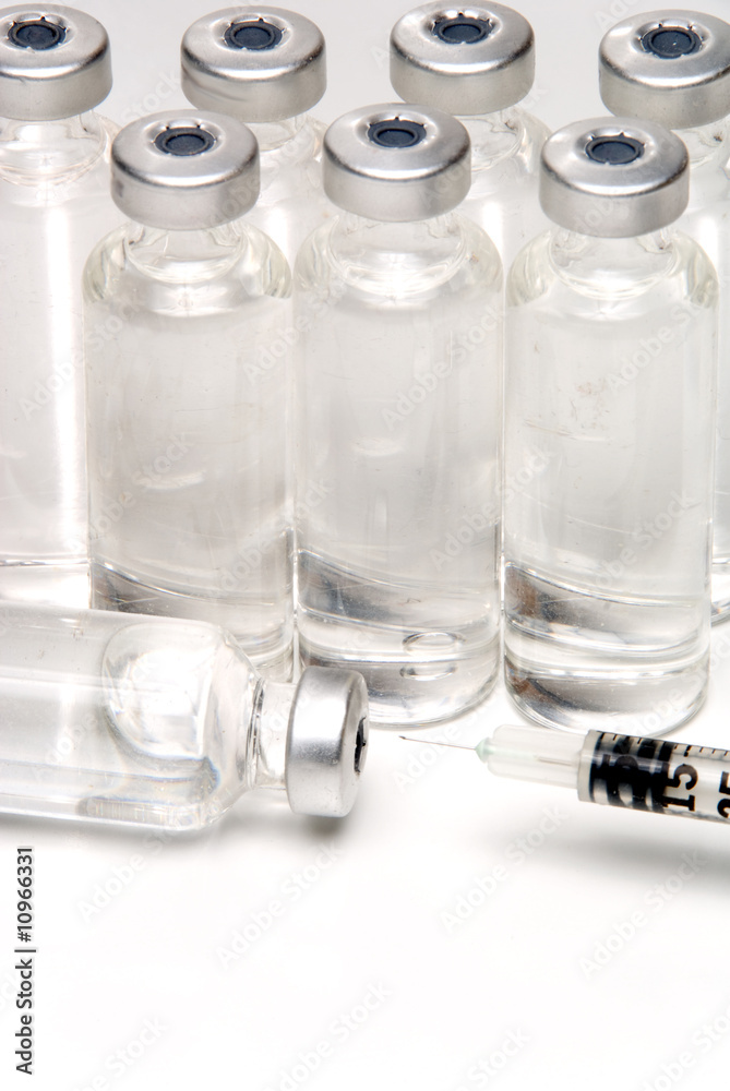 Medicine Vial and Syringe Medicine Vial and Syringe