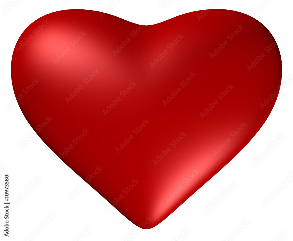 Heart with clipping path