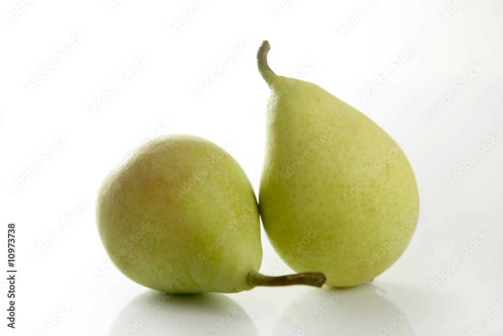 Pears over white background Pears over white background