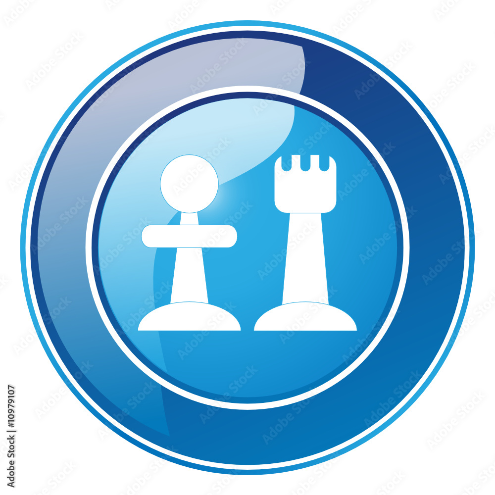 Schach-Matt - Button