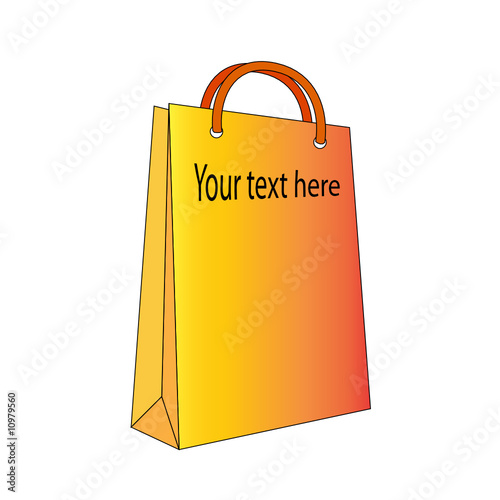 shopping package vector