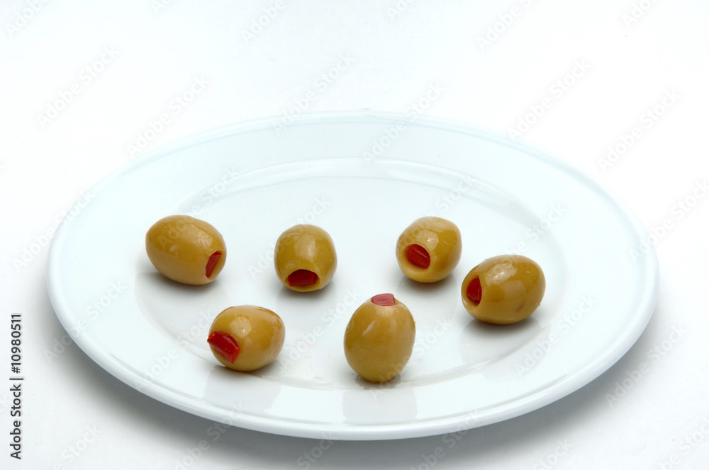 olives in plate olives in plate