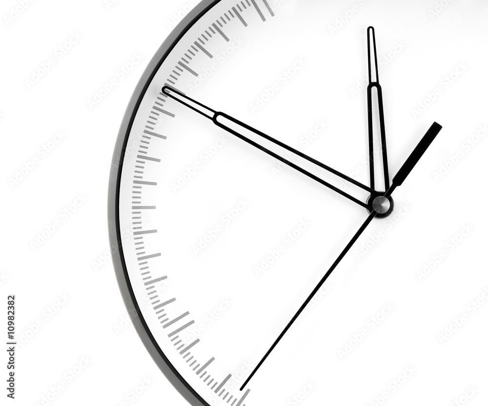 Wall Clock, isolated on white background