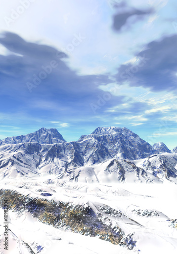 Wallpaper Mural sfondo montagne Torontodigital.ca