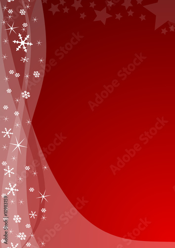 red christmas illustration