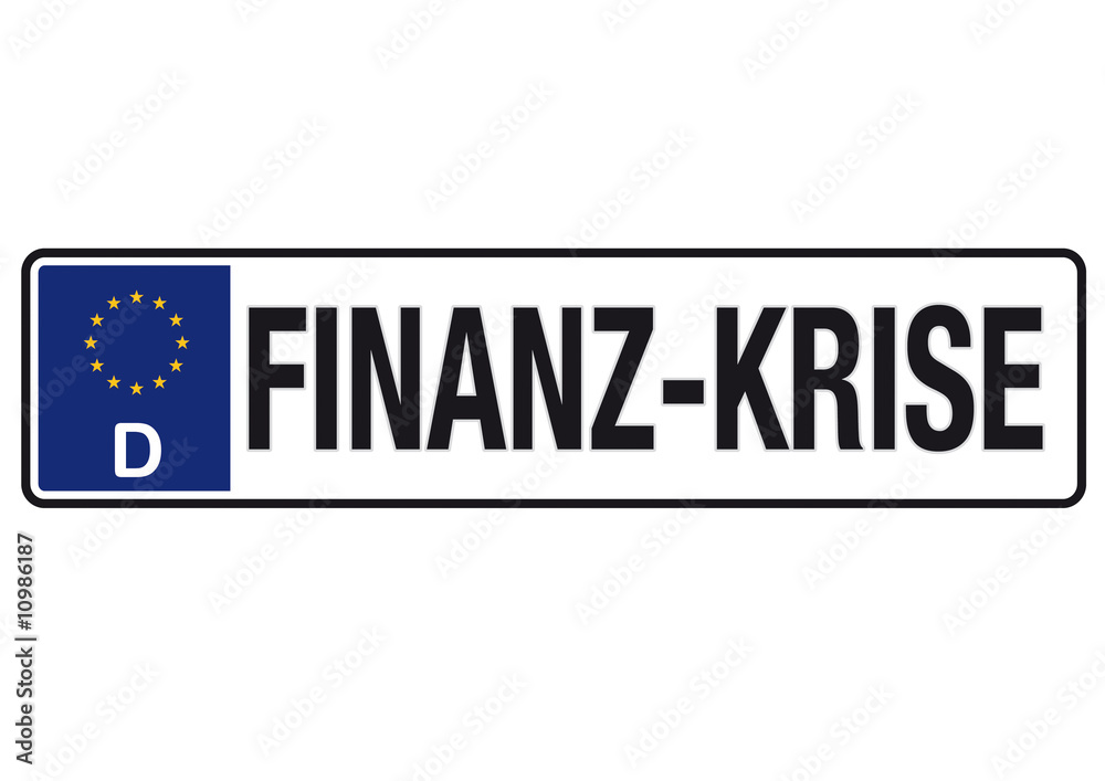 Obraz premium kennzeichen