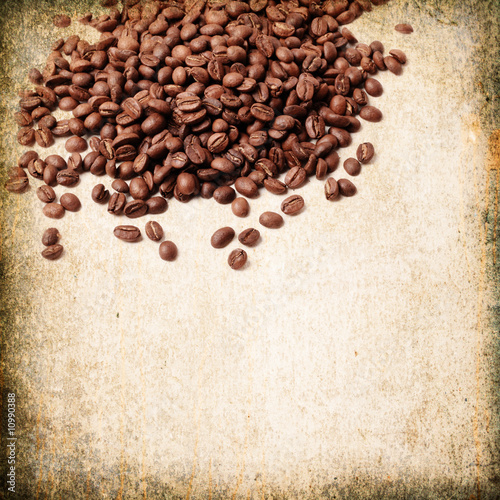 Wallpaper Mural fresh coffee beans background Torontodigital.ca