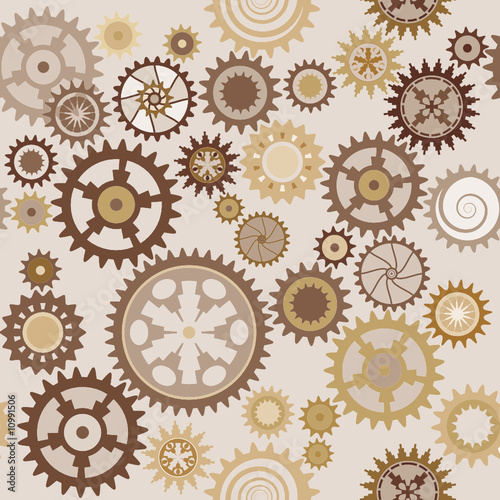 Clock cogwheels pattern 1.2